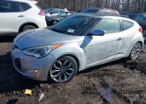 2013 Hyundai Veloster Base W/Black/Base W/Gray/Base W/Red/Re:mix из США, поврежденный, VIN KMHTC6AD7DU097233
